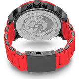  Shop Authentic Diesel Mr Daddy 2.0 Black Dial Red Steel Strap Watch For Men - DZ7370 - Luxxuri