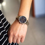  Shop Authentic Hugo Boss Hera Blue Dial Gold Steel Strap Watch for Women - 1502566 - Luxxuri