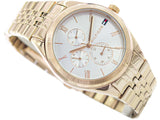  Shop Authentic Tommy Hilfiger Monica Quartz White Dial Gold Steel Strap Watch For Women - 1782593 - Luxxuri