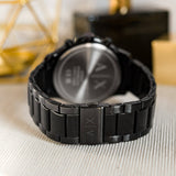  Shop Authentic Armani Exchange Chronograph Black Dial Black Steel Strap Watch For Men - AX2429 - Luxxuri