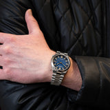  Shop Authentic Citizen Tsuyosa Automatic Dark Blue Dial Silver Steel Strap Watch For Men - NJ0151-88L - Luxxuri