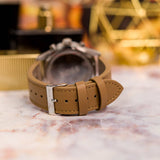  Shop Authentic Hugo Boss Allure Black Dial Brown Leather Strap Watch for Men - 1513964 - Luxxuri