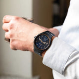  Shop Authentic Tommy Hilfiger Justin Chronograph Blue Dial Blue Steel Strap Watch For Men - 1792058 - Luxxuri