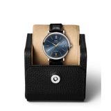  Shop Authentic IWC Portofino Automatic Blue Dial Black Leather Strap Watch for Men - IW356523 - Luxxuri