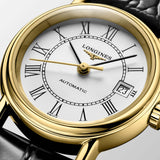  Shop Authentic Longines Presence Automatic White Dial Black Watch for Women - L4.321.2.11.2 - Luxxuri