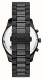  Shop Authentic Michael Kors Lexington Chronograph Black Dial Black Steel Strap Watch for Men - MK9154 - Luxxuri