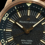 Shop Authentic Maurice Lacroix Pontos Diver Limited Edition Black Dial Brown Leather Strap Watch For Men - PT6248-BRZ01-330-3 - Luxxuri