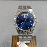  Shop Authentic Tudor Royal Automatic Diamonds Blue Dial Silver Steel Strap Watch for Men - M28600-0006 - Luxxuri