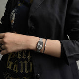  Shop Authentic Daniel Wellington Quadro Unitone Silver Dial Silver Mesh Strap Watch For Women - DW00100486 - Luxxuri