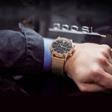  Shop Authentic Maserati Epoca Black Dial Gold Mesh Bracelet Watch For Men - R8873618005 - Luxxuri
