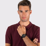  Shop Authentic Maserati Triconic Quartz Black Dial Black Steel Strap Watch For Men - R8873639003 - Luxxuri