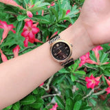  Shop Authentic Versace Greca Meander Black Dial Black Leather Strap Watch for Women - VELW00420 - Luxxuri