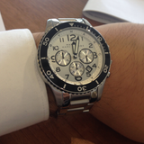  Shop Authentic Marc Jacobs Rock Chronograph White Dial Silver Steel Strap Watch for Men - MBM5027 - Luxxuri