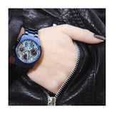 Shop Authentic Guess Sunrise Multifunction Blue Dial Blue Steel Strap Watch for Women - W0448L10 - Luxxuri
