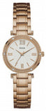  Shop Authentic Guess Park Ave White Dial Rose Gold Steel Strap Watch for Women - W0767L3 - Luxxuri