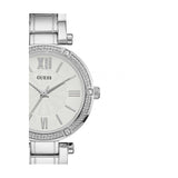  Shop Authentic Guess Park Ave White Dial Silver Steel Strap Watch for Women - W0767L1 - Luxxuri