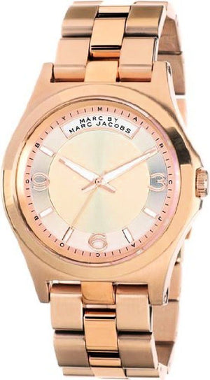  Shop Authentic Marc Jacobs Baby Dave Rose Gold Dial Rose Gold Steel Strap Watch for Women - MBM3235 - Luxxuri