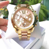  Shop Authentic Michael Kors Bradshaw Gold Dial Two Tone Steel Strap Watch for Women - MK6359 - Luxxuri