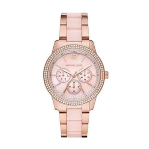  Shop Authentic Michael Kors Tibby Multifunction Rose Gold Dial Rose Gold Steel Strap Watch For Women - MK6928 - Luxxuri