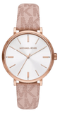  Shop Authentic Michael Kors Pyper Quartz Silver Dial Pink Leather Strap Watch for Women - MK2947 - Luxxuri