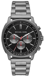  Shop Authentic Michael Kors Sullivan Chronograph Black Dial Grey Steel Strap Watch For Men - MK8970 - Luxxuri