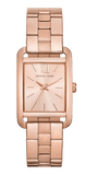  Shop Authentic Michael Kors Monroe Three Hand Rose Gold Dial Rose Gold Steel Strap Watch for Women - MKO1032 - Luxxuri