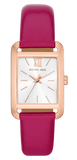  Shop Authentic Michael Kors Monroe Three Hand White Dial Pink Leather Strap Watch for Women - MKO1029 - Luxxuri