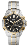  Shop Authentic Fossil Garrett Analog Black Dial Two Tone Steel Strap Watch for Men - FS5771 - Luxxuri