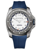  Shop Authentic Tommy Hilfiger Windsurf White Dial Blue Rubber Strap Watch for Men - 1791113 - Luxxuri