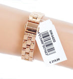  Shop Authentic Michael Kors Charley Three-Hand Analog Rose Gold Dial Rose Gold Steel Strap Watch for Women - MK4400 - Luxxuri