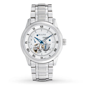  Shop Authentic Bulova BVA Series Dual Aperture Silver Dial Silver Steel Strap Watch for Men - 96A118 - Luxxuri