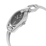  Shop Authentic Gucci Horsebit Collection Mother of Pearl Black Dial Silver Steel Strap Watch For Women - YA139503 - Luxxuri