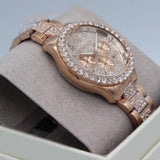  Shop Authentic Michael Kors Layton Chronograph Rose Gold Dial Rose Gold Steel Strap Watch For Women - MK7285 - Luxxuri