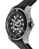  Shop Authentic Gucci Dive Quartz Kingsnake Black Dial Black Rubber Strap Watch For Men - YA136217 - Luxxuri