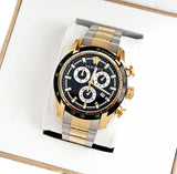  Shop Authentic Versace V-Ray Chronograph Black Dial Two Tone Steel Strap Watch For Men - VE2I00421 - Luxxuri