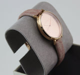  Shop Authentic Michael Kors Jayne Three Hand Rose Gold Dial Pink Leather Strap Watch For Women - MK7130 - Luxxuri