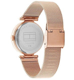  Shop Authentic Tommy Hilfiger Lynn Crystals Rose Gold Dial Rose Gold Mesh Strap Watch For Women - 1781868 - Luxxuri