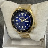  Shop Authentic Seiko 5 Sports US Special Edition Automatic Blue Dial Gold Steel Strap Watch For Men - SRPK20 - Luxxuri