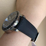  Shop Authentic Michael Kors Cunningham Multifunction Blue Dial Black Rubber Strap Watch For Men - MK7160 - Luxxuri