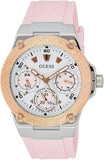  Shop Authentic Guess Zena Quartz White Dial Pink Rubber Strap Watch For Women - W1094L4 - Luxxuri