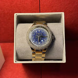 Shop Authentic Michael Kors Camille Analog Blue Dial Gold Steel Strap Watch For Women - MK7341 - Luxxuri