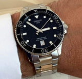  Shop Authentic Tissot Seastar 1000 Black Dial Silver Steel Strap Watch For Men - T120.410.11.051.00 - Luxxuri