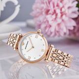  Shop Authentic Emporio Armani Gianni T-Bar Quartz White Dial Rose Gold Steel Strap Watch For Women - AR11267 - Luxxuri