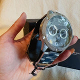  Shop Authentic Tommy Hilfiger Blaze Chronograph Black Dial Silver Steel Strap Watch For Men - 1792029 - Luxxuri