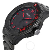  Shop Authentic Gucci G Timeless Sport Black Dial Black Steel Strap Watch For Men - YA126230 - Luxxuri