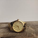  Shop Authentic Michael Kors Channing Quartz Gold Dial Gold Steel Strap Watch For Women - MK6623 - Luxxuri