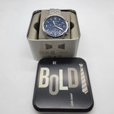  Shop Authentic Fossil Forrester Chronograph Blue Dial Silver Steel Strap Watch for Men - FS5605 - Luxxuri