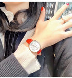  Shop Authentic Emporio Armani Kappa Classic Quartz Silver Dial Red Leather Strap Watch For Women - AR11114 - Luxxuri