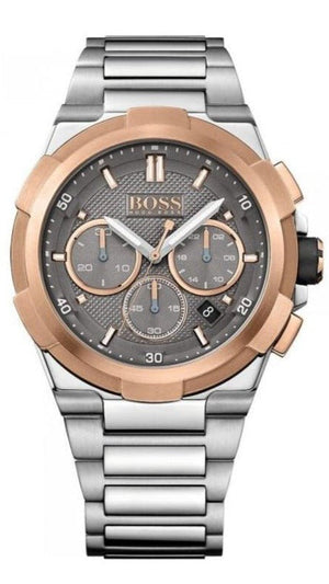  Shop Authentic Hugo Boss Supernova Grey Dial Silver Steel Strap Watch for Men - 1513362 - Luxxuri