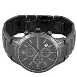  Shop Authentic Emporio Armani Analog Chronograph Black Dial Black Steel Strap Watch For Men - AR11531 - Luxxuri